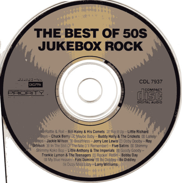 Various : The Best Of 50s Jukebox Rock (Original Master Recordings) (CD, Comp)