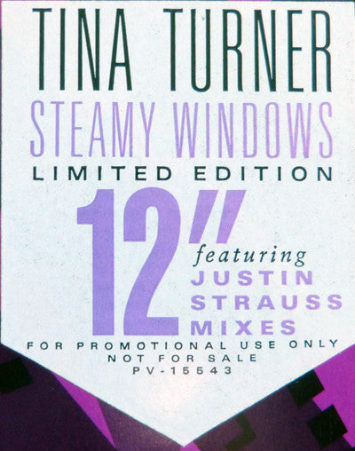 Tina Turner : Steamy Windows (12", Single, Ltd, Promo)