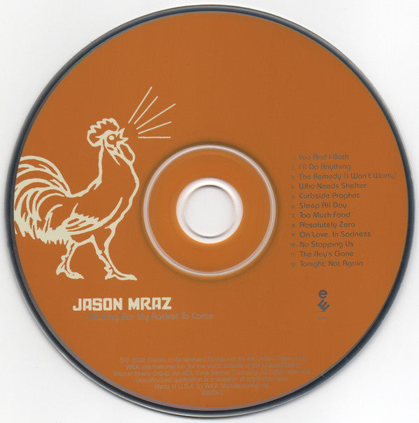 Jason Mraz : Waiting For My Rocket To Come (CD, Album, RE)