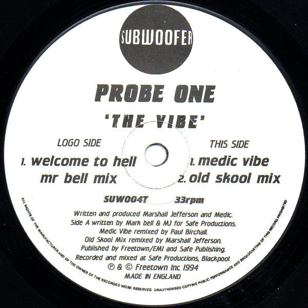 Probe One : The Vibe (12")