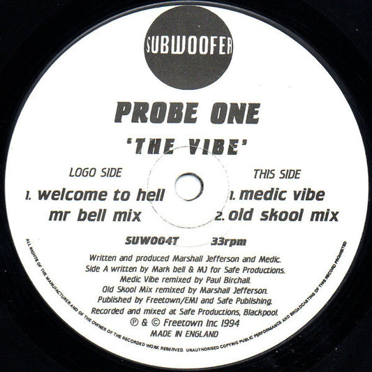 Probe One : The Vibe (12")