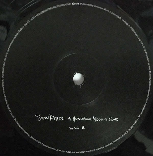Snow Patrol : A Hundred Million Suns (2xLP, Album, RE, 180)