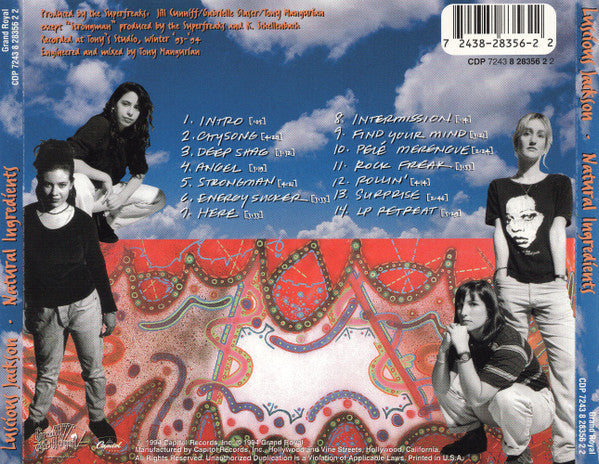 Luscious Jackson : Natural Ingredients (CD, Album, RP)