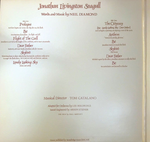 Neil Diamond : Jonathan Livingston Seagull (Original Motion Picture Sound Track) (LP, Album, Pit)