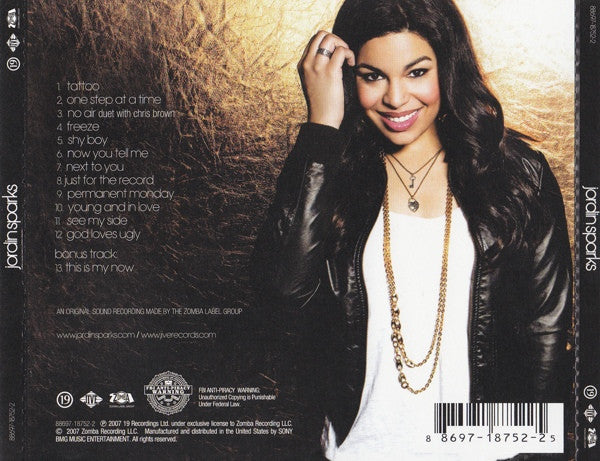 Jordin Sparks : Jordin Sparks (CD, Album)