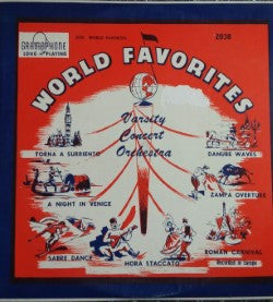 Varsity Concert Orchestra : World Favorites (LP, Mono)