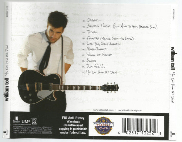 William Tell : You Can Hold Me Down (CD, Album)