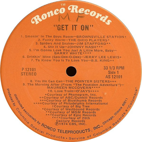 Various : Get It On! (LP, Album, Comp)