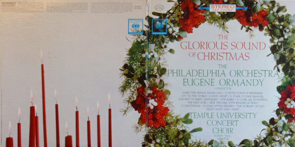 The Philadelphia Orchestra, The Temple University Choirs : The Glorious Sound Of Christmas (LP, Album, Gat)