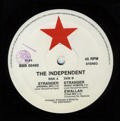 The Independent : Stranger (12")