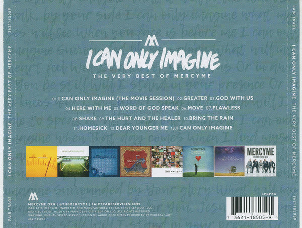 MercyMe : I Can Only Imagine - The Very Best Of Mercyme (CD, Comp)