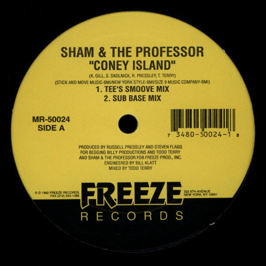 Sham & The Professor : Coney Island (12")