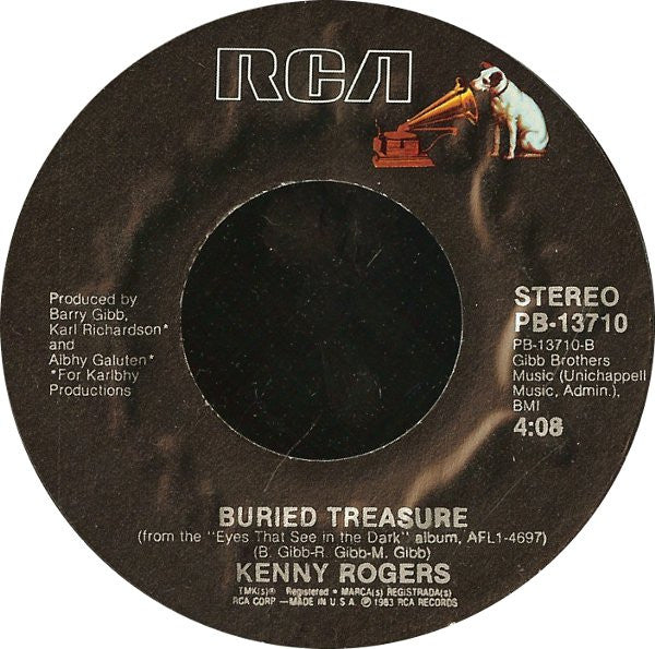 Kenny Rogers : This Woman / Buried Treasure (7", Single, Styrene, She)