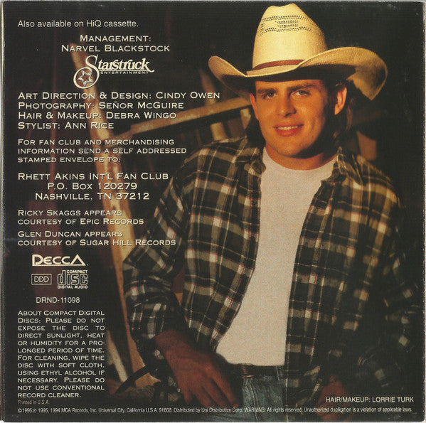 Rhett Akins : A Thousand Memories (CD, Album, Club)