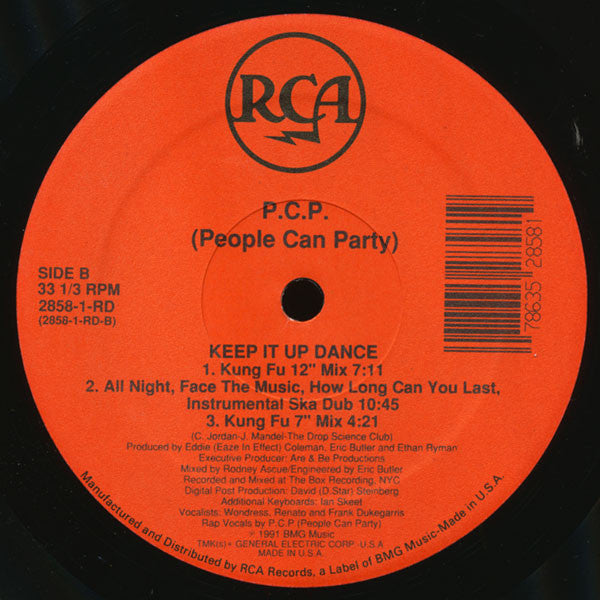 P.C.P. (People Can Party) : Keep It Up Dance (12")