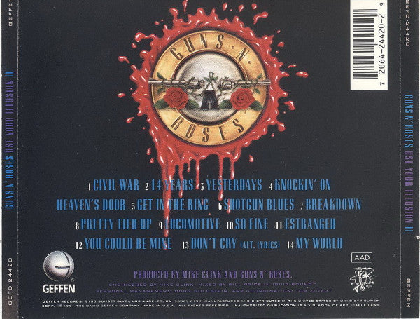 Guns N' Roses : Use Your Illusion II (CD, Album, RE)