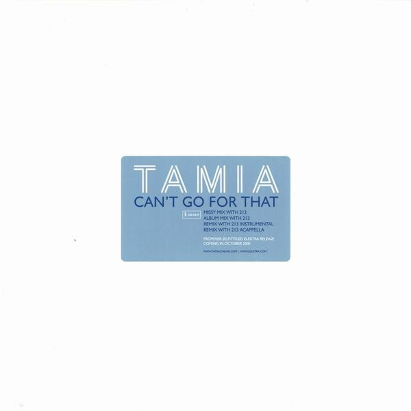 Tamia : Can't Go For That (12", Promo)
