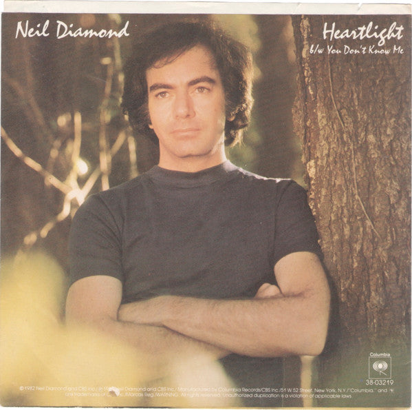 Neil Diamond : Heartlight / You Don't Know Me (7", Single, Styrene, T -)