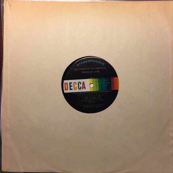 Bert Kaempfert & His Orchestra : Traces Of Love (LP, Album, Ind)