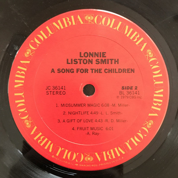 Lonnie Liston Smith : A Song For The Children (LP, Album, San)