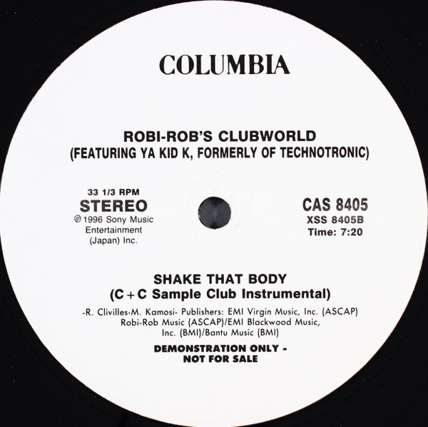 Robi Rob's Clubworld : Shake That Body (12", Promo)