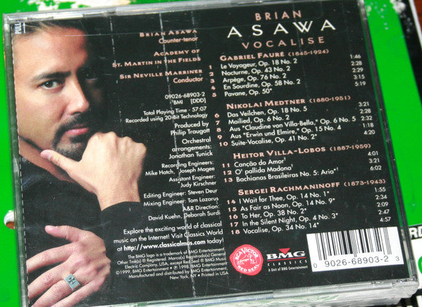 Brian Asawa - Sir Neville Marriner - Academy Of St. Martin In The Fields* : Brian Asawa - Vocalise (CD, Album)