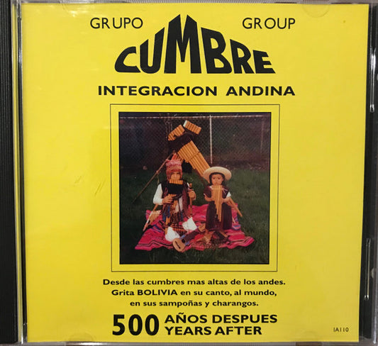 Grupo Cumbre : Integracion Andina (CD, M/Print)