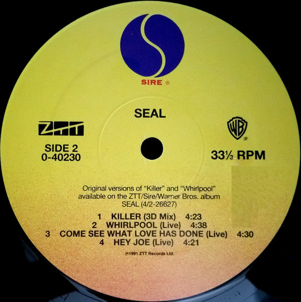 Seal : Killer (12", Maxi)