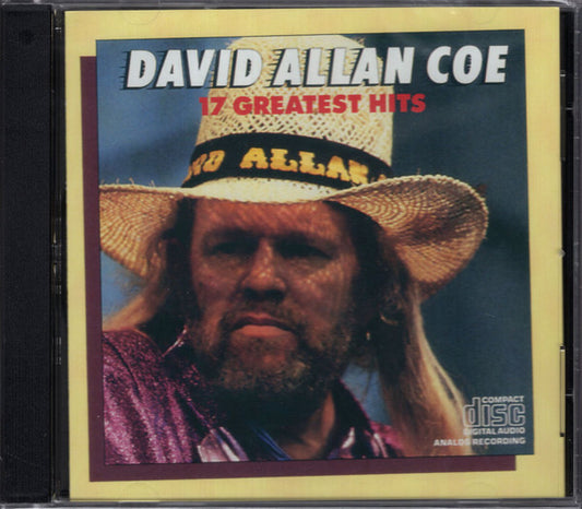 David Allan Coe : 17 Greatest Hits (CD, Comp, RE)