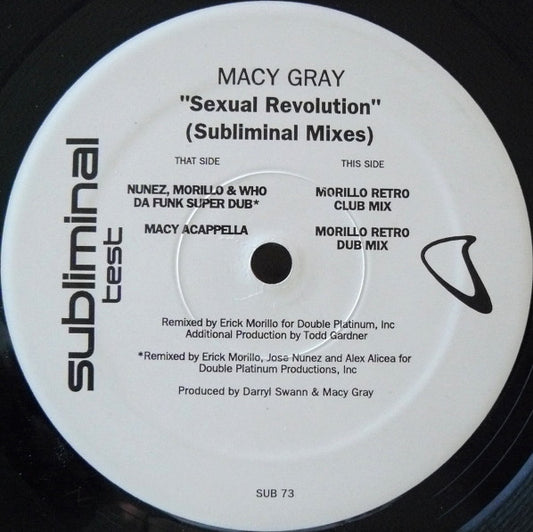 Macy Gray : Sexual Revolution (Subliminal Mixes) (12", TP)