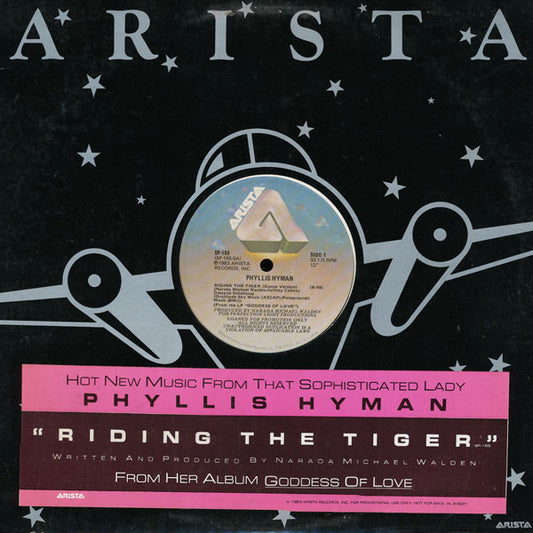 Phyllis Hyman : Riding The Tiger (12", Promo)