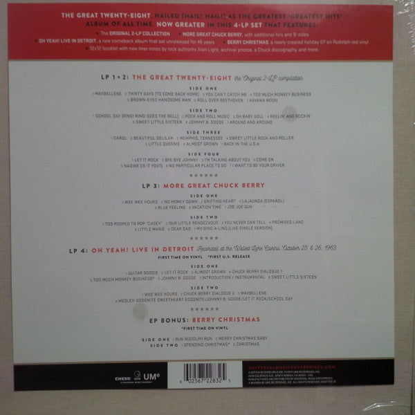Chuck Berry : The Great Twenty-Eight: Super Deluxe (4xLP, Comp, Dlx + 10", EP + Box)