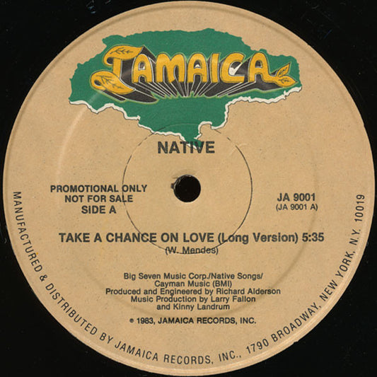 Native (9) : Take A Chance On Love (12", Promo)