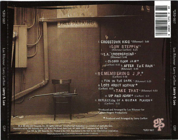 Lee Ritenour & Larry Carlton : Larry & Lee (CD, Album, Club)