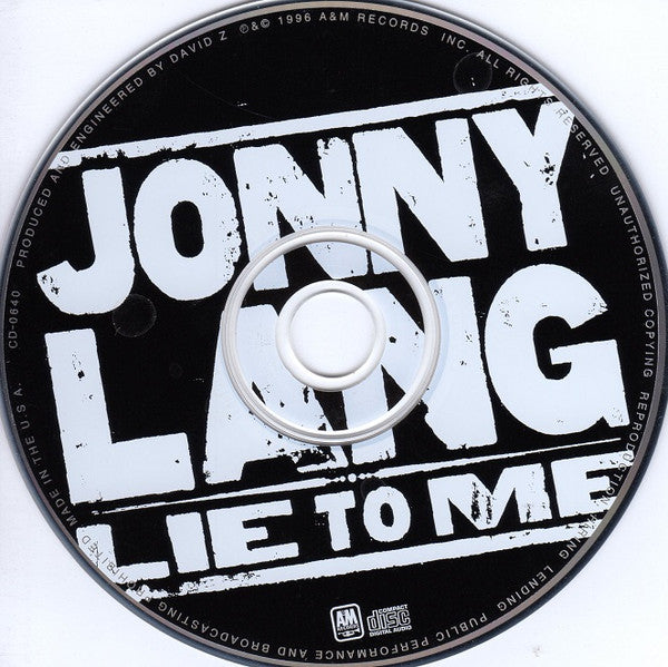 Jonny Lang : Lie To Me (CD, Album, Club)