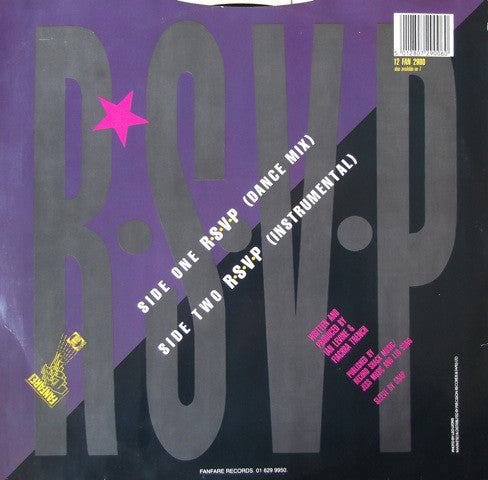 James Wells & Susan Wells : R.S.V.P. (12", Single)