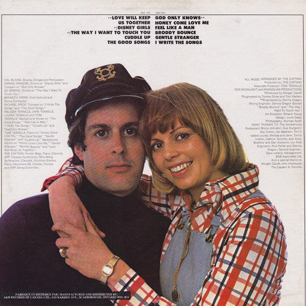 Captain And Tennille : Love Will Keep Us Together (LP, Album)