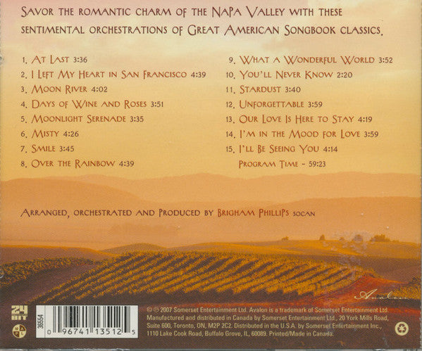 Moscow Festival Orchestra : Napa Valley - A Romantic Journey (CD, Album)