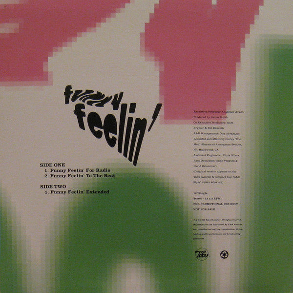DeShay Featuring Curly (7) : Funny Feelin' (12", Single, Promo)