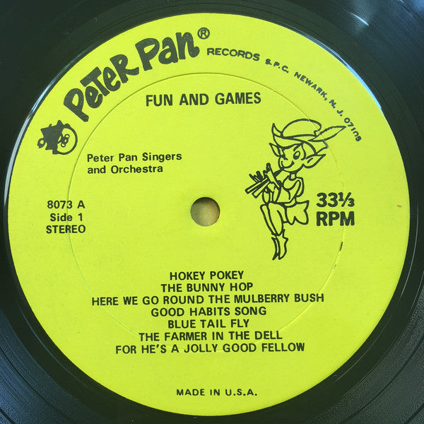 Peter Pan Singers And Orchestra : Do The Hokey Pokey And The Bunny Hop (LP)