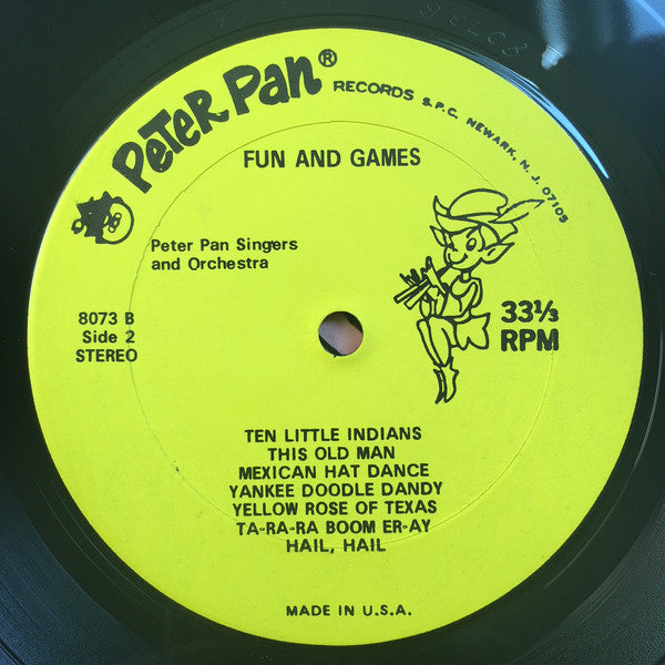 Peter Pan Singers And Orchestra : Do The Hokey Pokey And The Bunny Hop (LP)