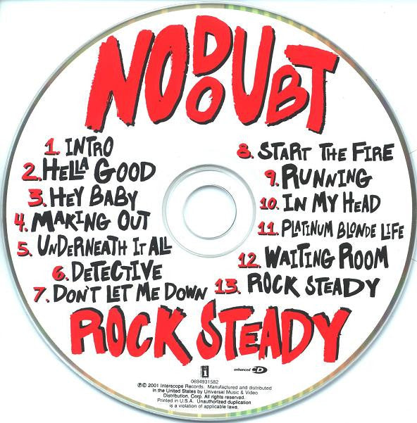 No Doubt : Rock Steady (CD, Album, Enh)