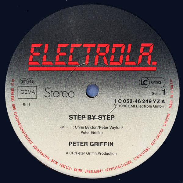 Peter Griffin : Step By Step (12", Maxi)