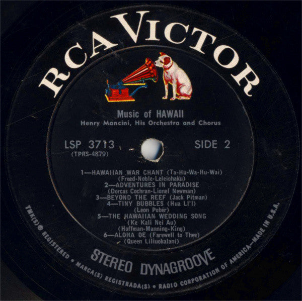 Henry Mancini And His Orchestra And Chorus : Music Of Hawaii (LP, Album, Hol)