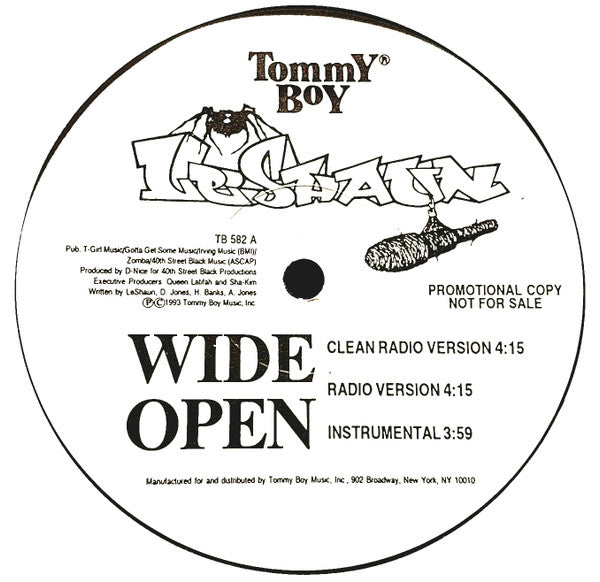 LeShaun : Wide Open (12", Promo)