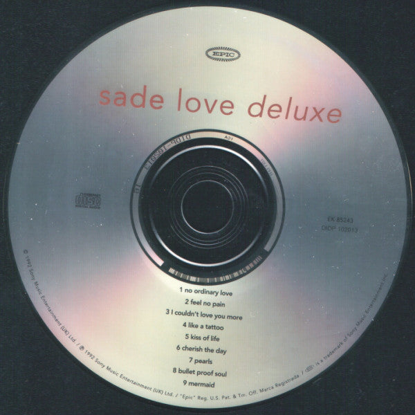 Sade : Love Deluxe (CD, Album, RE, RM)