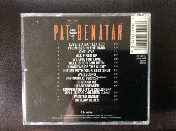 Pat Benatar : Best Shots (CD, Comp)