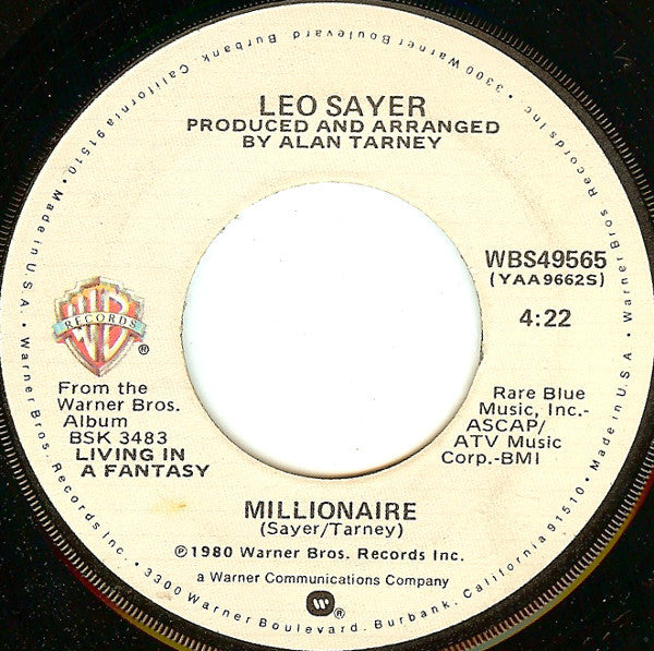 Leo Sayer : More Than I Can Say (7", Single, Jac)