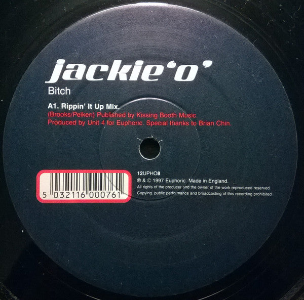 Jackie 'O' : Bitch (12")