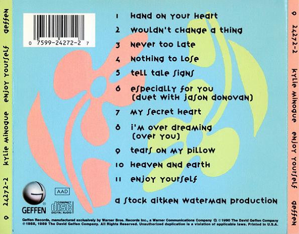 Kylie Minogue : Enjoy Yourself (CD, Album)